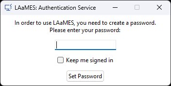 Set Password Menu